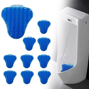 Imagem de Tylulikaty Desodorizador de tela de mictório, pacote com 10 tapetes antirespingos, frescor de longa duração com tela de filtro aromático para banheiros, restaurantes, bares, escolas, escritórios,
