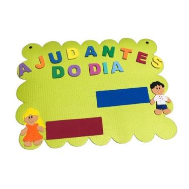 Imagem de Kit Painel Sala de Aula Chamada, Calendário, Aniversariante, Ajudante 