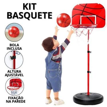 Imagem de Cesta De Basquete Infantil Aro De Basket Mini Basketball Tabela Basque