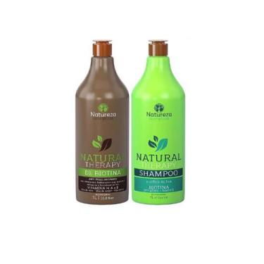 Imagem de Escova Organica Biotina Natureza Cosméticos 2x1000ml