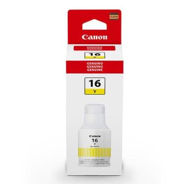 Imagem de Frasco de Tinta Canon GI 16 amarelo Para GX6010 - Can0n