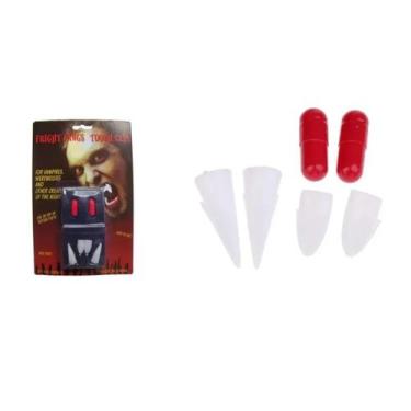 Imagem de Orelhas De Elfo Dentes De Vampiro Com Sangue Falso - Lynx Produções Ar