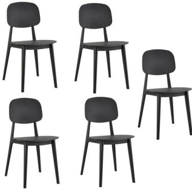 Imagem de Conjunto 5 Cadeiras Cátia Polipropileno - Rivatti