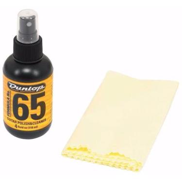 Imagem de Limpador/Polidor F65 para Instrumentos de Corda com Flanela  Dunlop  6