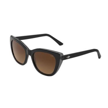 Imagem de Óculos Solar Mormaii M0116apc34 Preto Brilho Lente Marrom Degradê, Pre