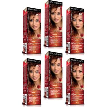 Imagem de Beauty Color Tintura 76.44 RUIVO ABSOLUTO TESTE 45gr (06 Unidades) Cor