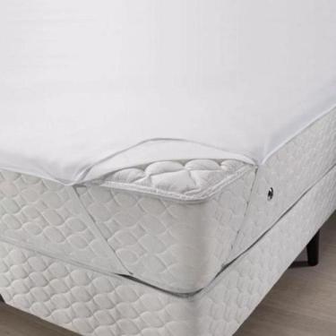 Imagem de Protetor Colchão Ortobom Cama Queen Impermeável Elástico Laterais