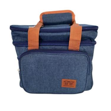 Imagem de Bolsa Térmica 5L Trabalho Lancheira Fitness Armazenamento de Alimentos