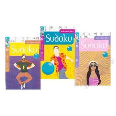 Imagem de Sudoku Coquetel Livro de Passatempos Raciocínio Lógico