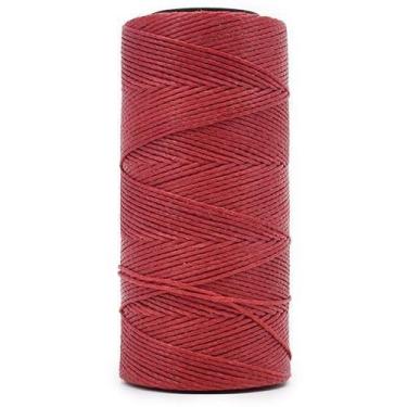 Imagem de Cordão Encerado Círculo 1mm - 150 Metros, 25 VERMELHO