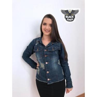 Imagem de Jaqueta Jeans Feminina - BLACK EAGLE COMPANY,  Feminino,  G