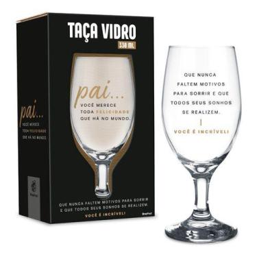 Imagem de Taca Cerveja Windsor 330ml Presente Dia Dos Pais Brasfoot, Pai Felicid