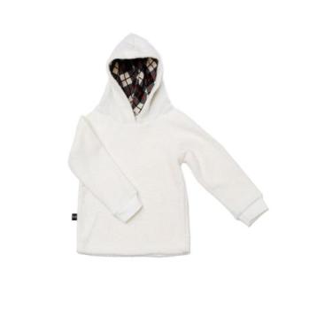 Imagem de Moletom com Capuz Mantel - Blumen Baby, 4 anos, Off white
