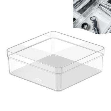 Imagem de Organizador De Gaveta Armário Modular Plástico Multiuso Porta Utensíli