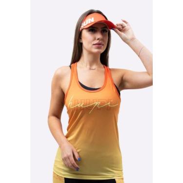 Imagem de Regata Feminina HUPI Colors Laranja, G, Alaranjado