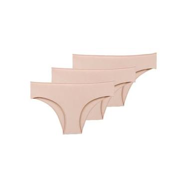 Imagem de Kit com 3 Calcinhas Biquíni Hope 38840, Rosa, M