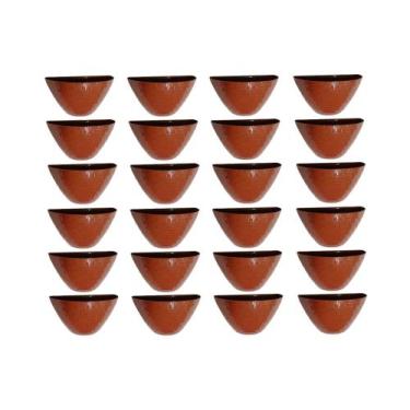 Imagem de Vaso Meia Lua Kit 24 Peças Casa Jardim Kit Vasos De Parede Rattan - Ca