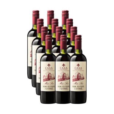 Imagem de Vinho Tinto Sem Alcool La Dorni Tinto Meio Seco 750ml 12 Und