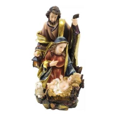 Imagem de Presépio Natalino 26.5cm Todo Em Resina De Alta Qualidade - Taimes