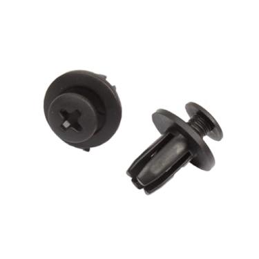 Imagem de Hihaha 100 peças de clipes de retenção de furo de 6 mm rebites de plástico abas, clipes de pressão para material automotivo durável