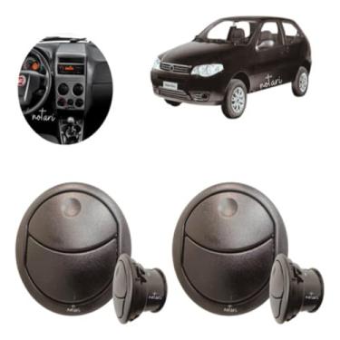 Imagem de Kit 2 Grade Difusor Saída Ar Palio 2012 2013 2014 2015 2016