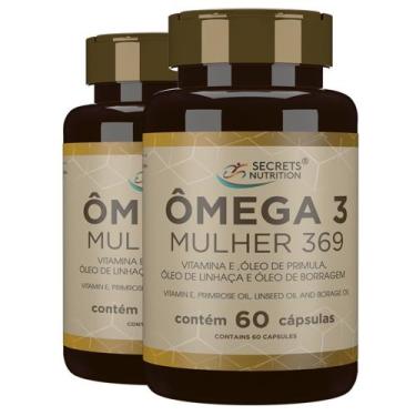 Imagem de Omega Mulher 3 6 9 Óleo Linhaça Borragem Primula Vitamina E 2x60 capsu