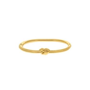 Imagem de Bracelete Minimalista Nó de Corda Dourado - GEMERSON BIJOUX, Dourado