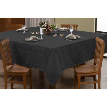 Imagem de Toalha De Mesa 4 lugares Quadrada Jacquard 1,50m x 1,40m - Lonhnhoff E