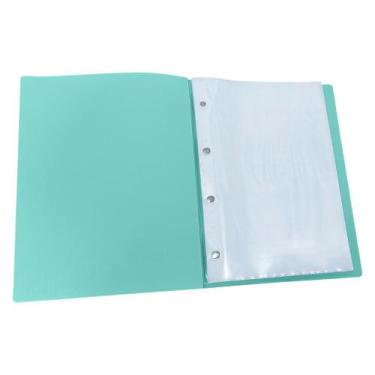 Imagem de Pasta Catalogo Ofício Com 30 Envelopes Verde Pastel ACP, ACP-1538-VD