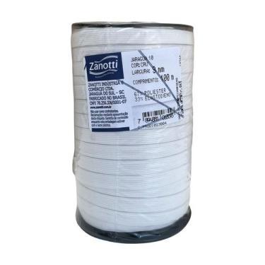 Imagem de Elástico Zanotti Jaraguá 10 Cru/branco 9mm Achatado - TERRA DECOR, Bra