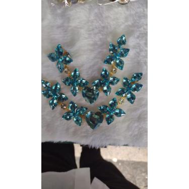 Imagem de Enfeite de chinelo azul - Viviane Acessórios, Azul marinho