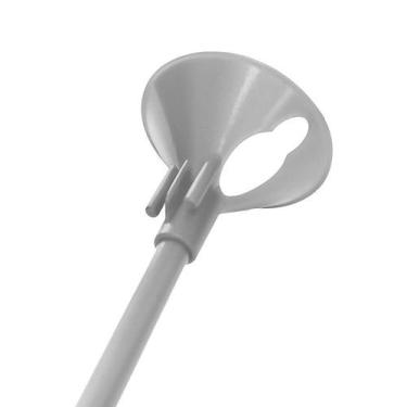Imagem de Kit Suporte para Balão 33cm - Branco - 10 Unidades - KLF Festas