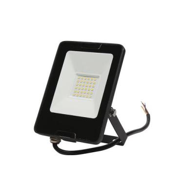 Imagem de Refletor TR LED PRO 30W Luz Fria 6500K Preto - TASCHIBRA