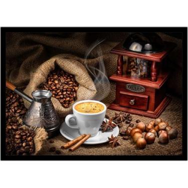 Imagem de Quadro Decorativo Gourmet Café Xícara Padarias Cafeterias Confeitarias