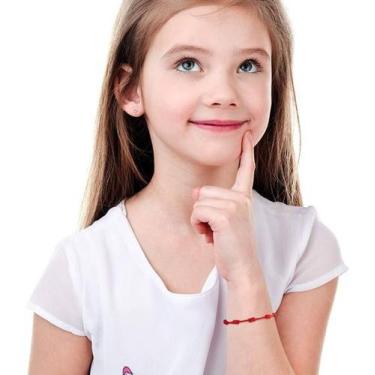 Imagem de Pulseira cabala sete nós infantil contra mal olhado kabbalah - Atelie 
