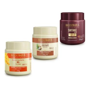 Imagem de Kit Cronograma Capilar Revitaliza Nutri Hidrata Bio Extratus