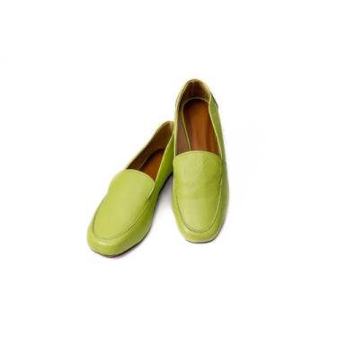 Imagem de Mocassim Couro Sapatilha Sapato Feminino Clássico Loafer - KLOSETT CHA