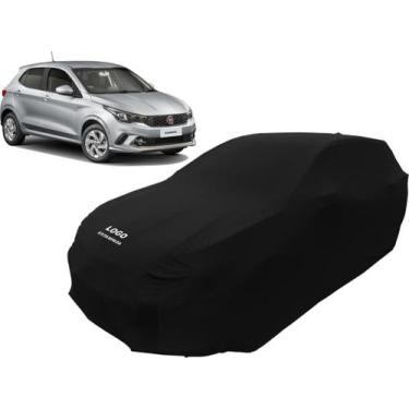 Imagem de Capa Para Cobrir Carro Fiat Argo Drive Tecido Helanca - Mz, Preta