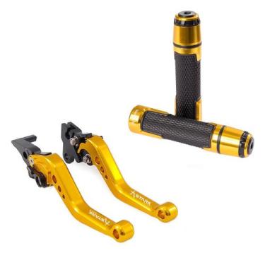 Imagem de Kit Manete E Manopla Pegasus Stark Moto Honda Pcx 150 - Stark Race, Do