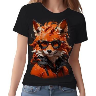 Imagem de Camisa Camiseta Color Animais Óculos Raposa Moderna 5 - Enjoy Shop, Ba