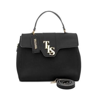 Imagem de Bolsa Feminina Transversal Média Satchel - Talassa, Preto