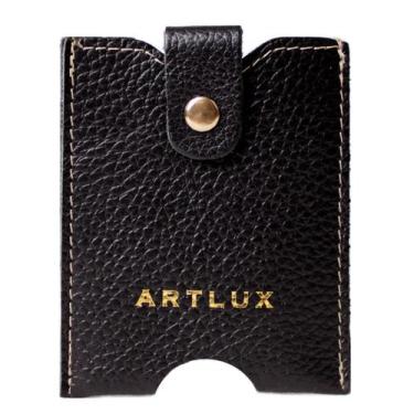 Imagem de Porta Cartão Anti Furto em Couro Artlux 5002, Preto