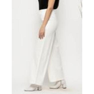 Imagem de Calça Pantalona Jeans J8406 - Doutoras Modas , Branco, M