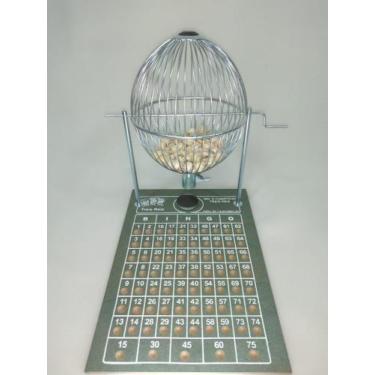 Imagem de Jogo Globo BINGO N3 1 a 75 CROMADO + 200 cartelas - Treis Reis