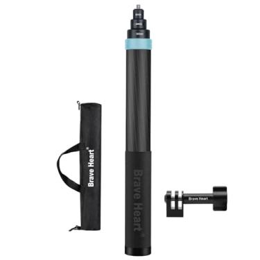 Imagem de Haste de extensão de fibra de carbono invisível de 3 m para Insta360 ONE X4 X3 R RS X Insta 360 GO 2 3, para GoPro Max Hero 12 11 10 9 8 7 DJI Action 3 4 Pocket 3 (azul)