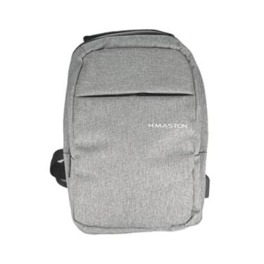 Imagem de Mochila Transversal Unissex Com Saída USB Cinza - Stop cell