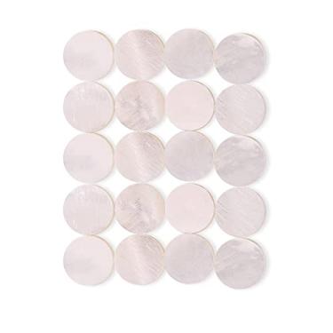 Imagem de Marcadores de Fretboard, 6mm, Pontos Incrustados, Pontos de Incrustação, Pontos de Fretboard, Pontos de Traste para Guitarra, Ukulele, Baixo, Bandolim, Banjo (20 peças vendidas)