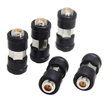 Imagem de Coax Coupler, F fêmea para fêmea cabo coaxial extensor conector de barril 3 GHz à prova de intempéries RFAdapter para externo RG6 Cabo, TV Cabo, 5-Pack