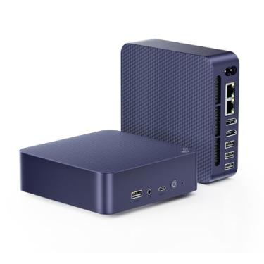 Imagem de Beelink Mini PC U59 Pro, 11º Processador Intel N5105 (4C/4T, até 2,9 Ghz), 16G RAM 500G SSD Micro PC, W-11 Pro Mini Computador Suporte 4K@60Hz/Triple Display/WiFi 6/BT 5.2/Tipo-C/Dual