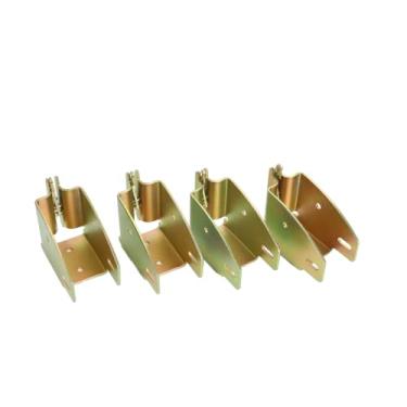 Imagem de frperce Pacote Com 4 Suportes De Soquete De Viga De Madeira E Track Para 2X4 E 2X6 Em Caminhões, Reboques, Sistemas De Amarração De Carga, Suporte De Madeira Para Armazenamento